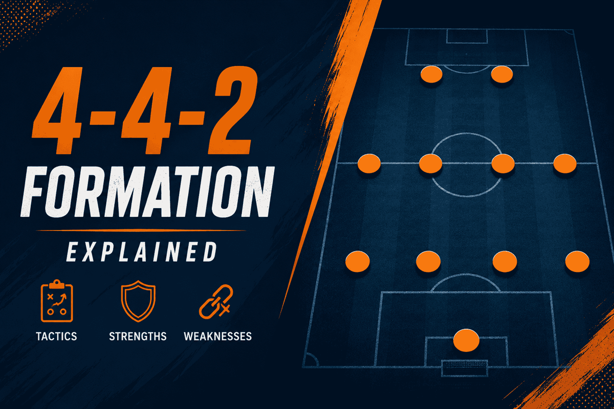 4-4-2 Formation Explained: Tactics, Strengths & Weaknesses