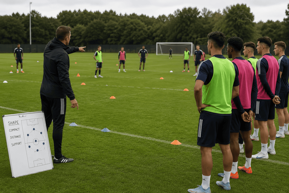 How to Train Football Players Using Formations